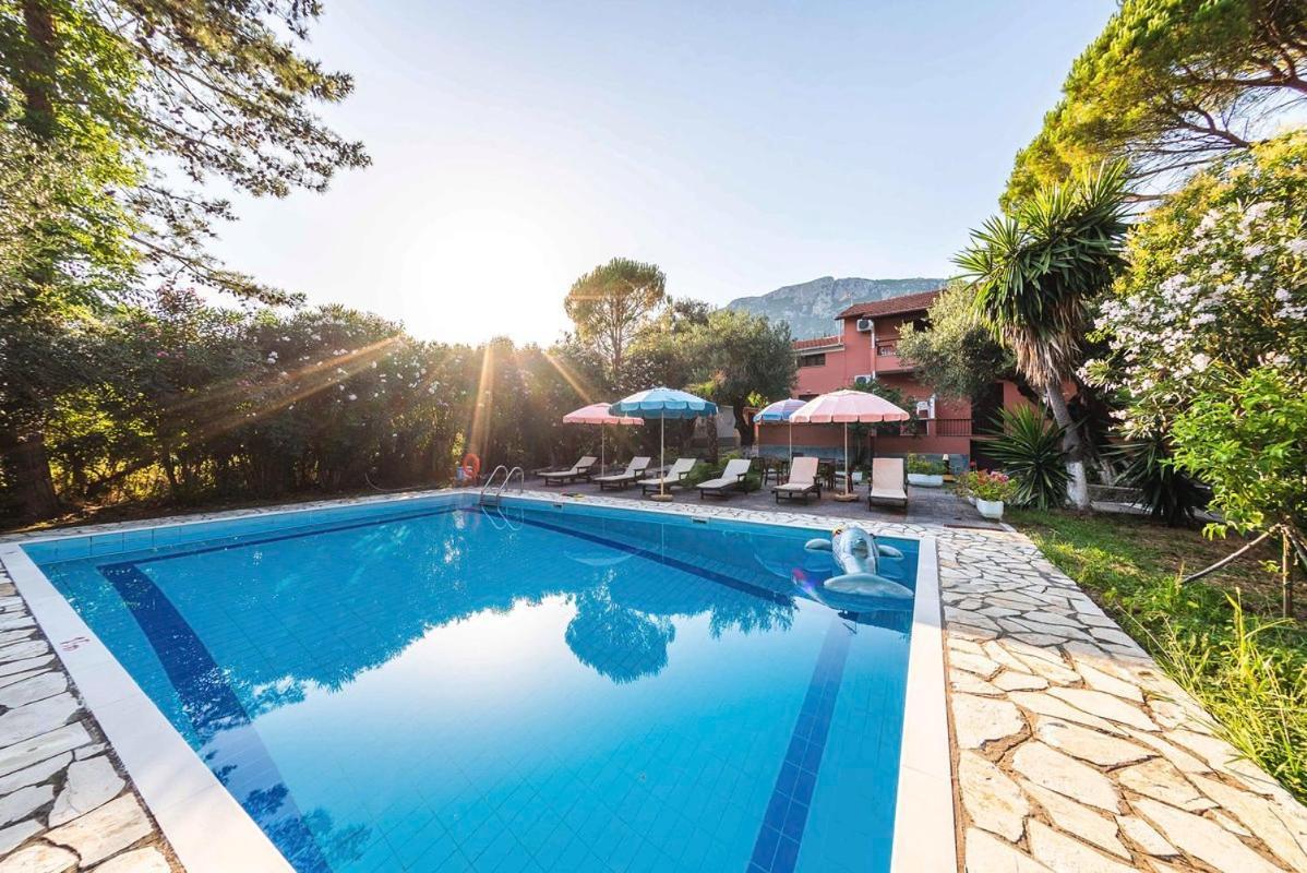 Mimosa Apartments With Pool Paleokastritsa Exteriör bild